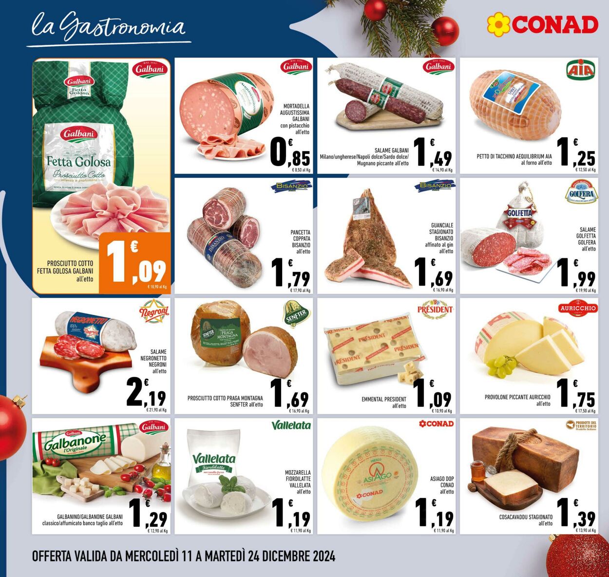 Volantino Conad 11.12.2024 - 24.12.2024