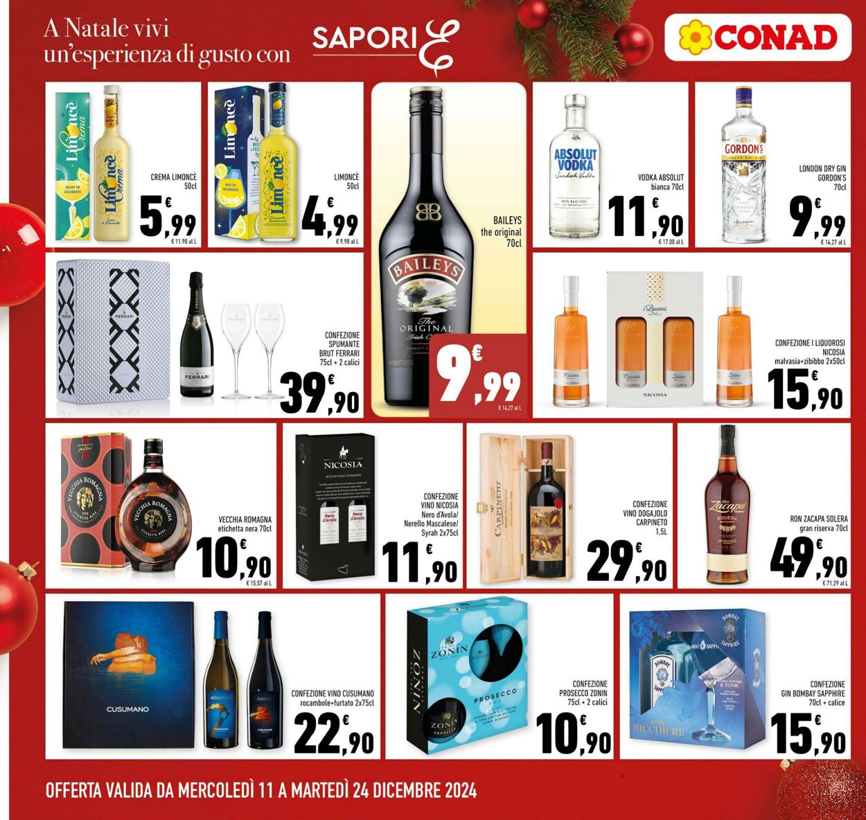 Volantino Conad 11.12.2024 - 24.12.2024