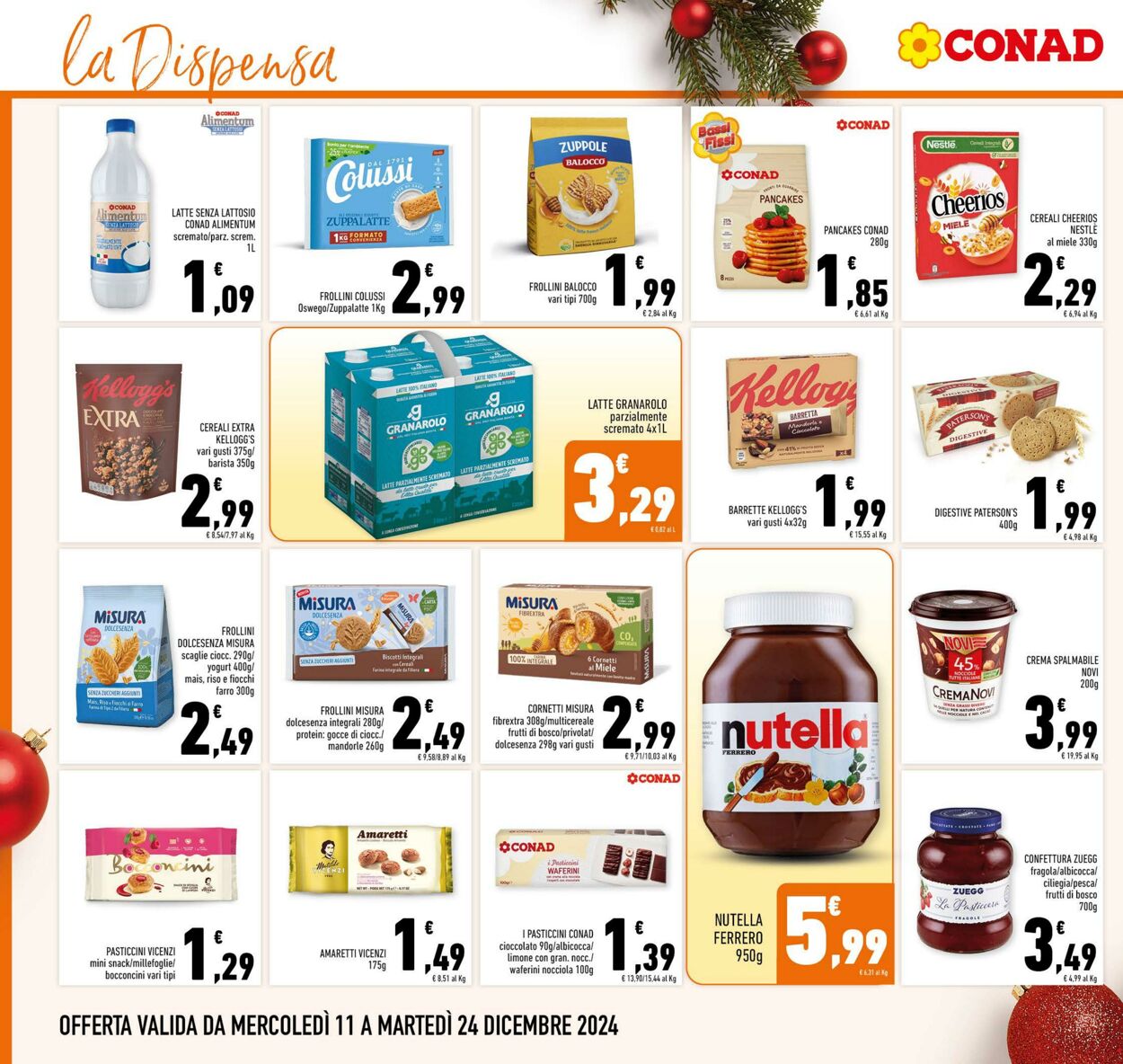 Volantino Conad 11.12.2024 - 24.12.2024