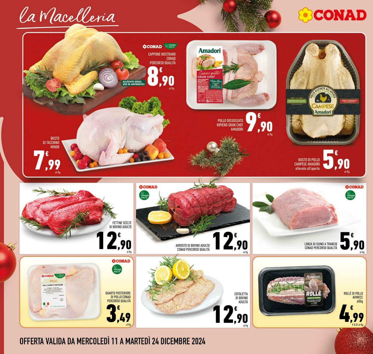 Volantino Conad 11.12.2024 - 24.12.2024