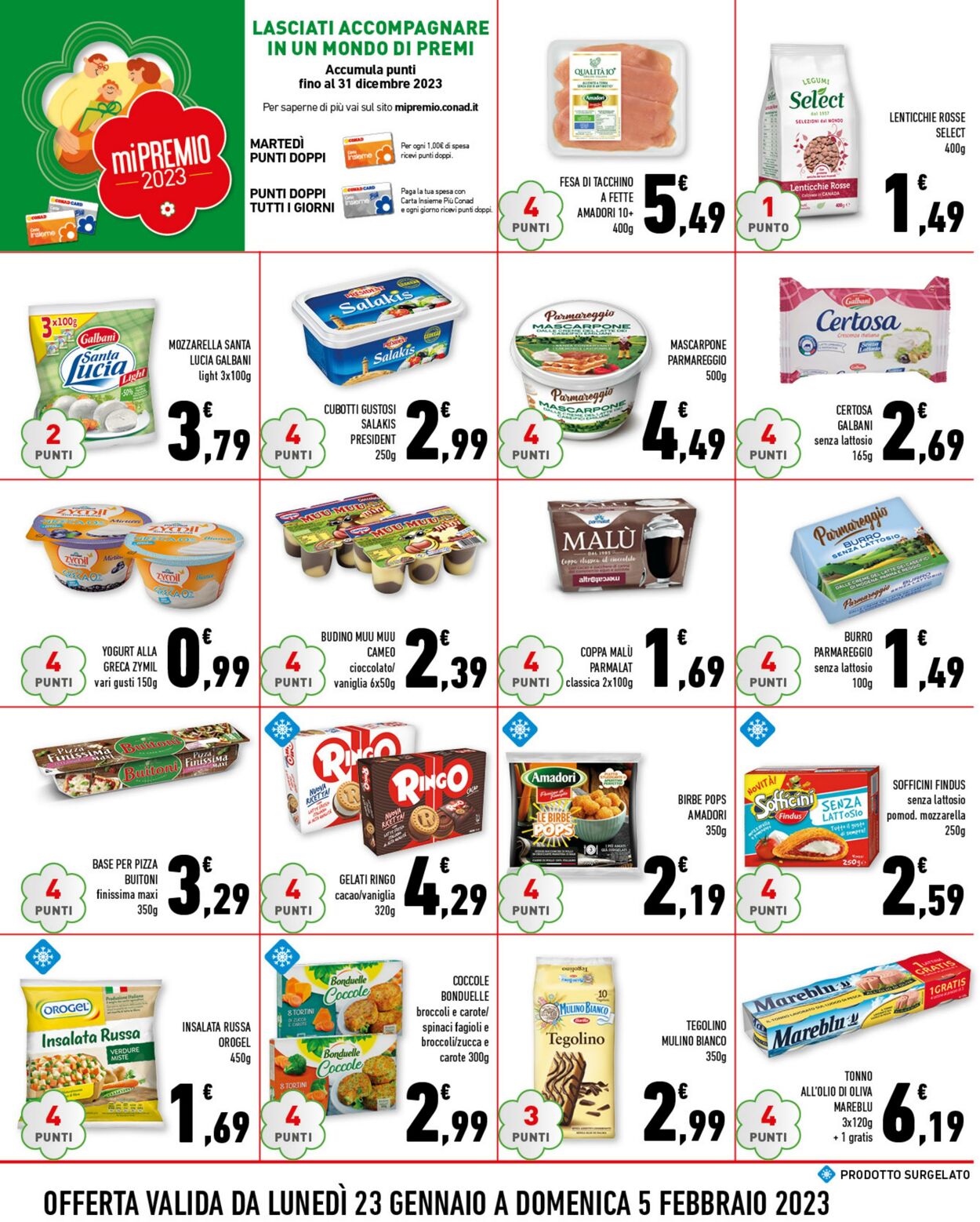 Volantino Conad 25.01.2023 - 01.02.2023