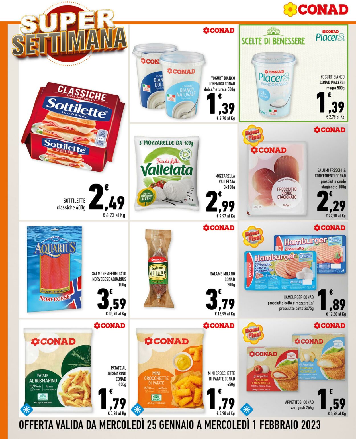 Volantino Conad 25.01.2023 - 01.02.2023