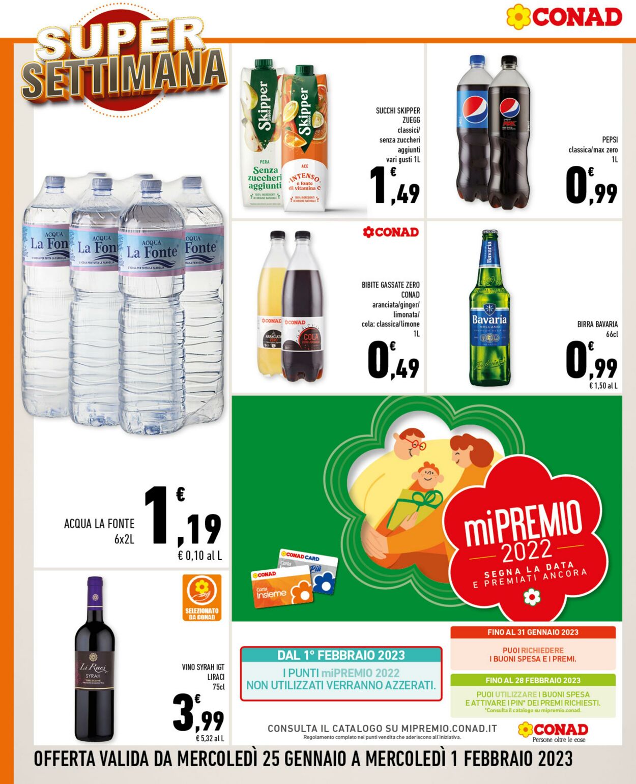 Volantino Conad 25.01.2023 - 01.02.2023