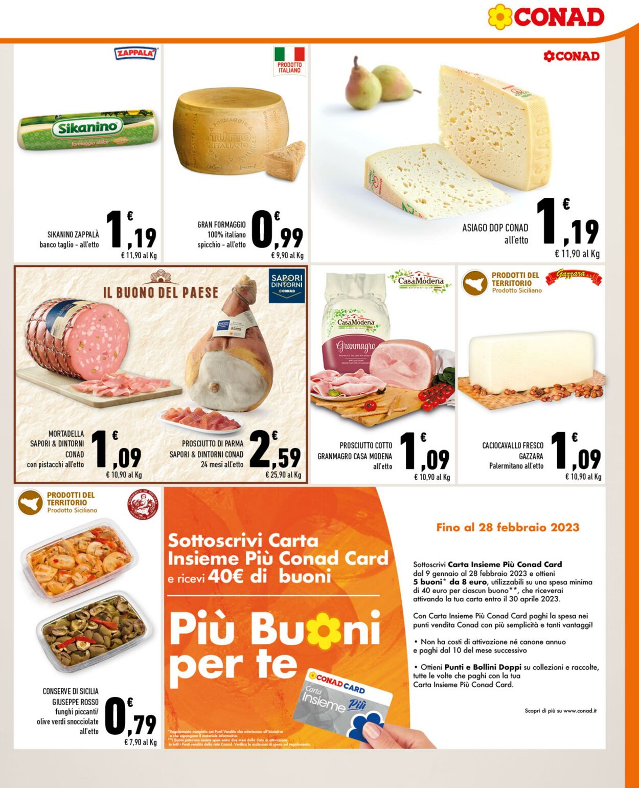 Volantino Conad 25.01.2023 - 01.02.2023