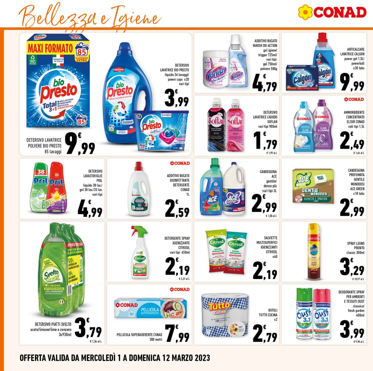 Volantino Conad 01.03.2023 - 12.03.2023