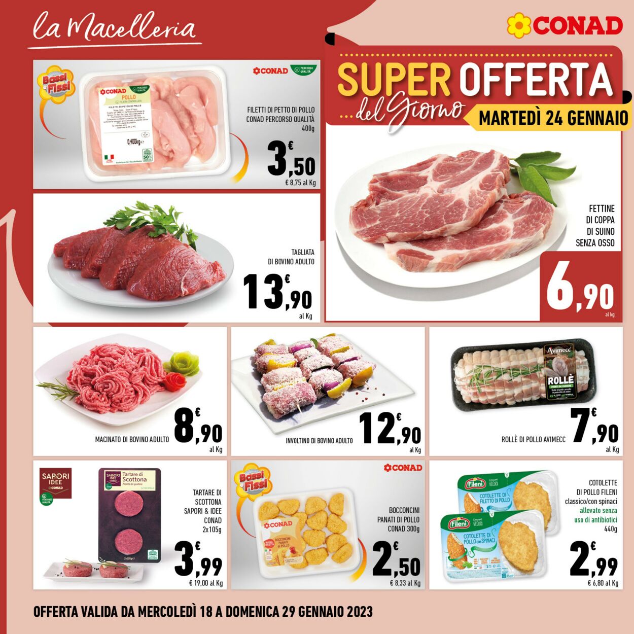 Volantino Conad 18.01.2023 - 29.01.2023