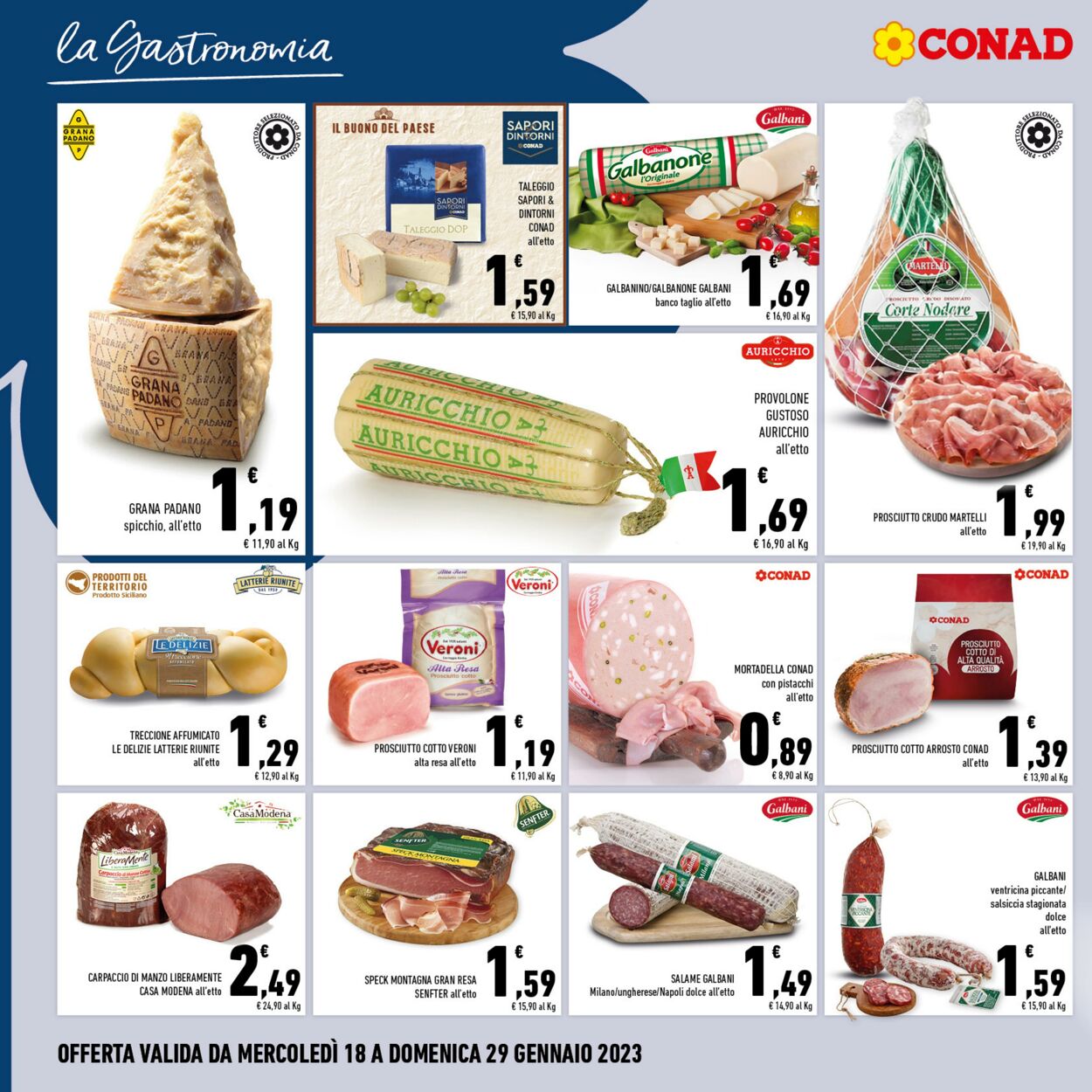 Volantino Conad 18.01.2023 - 29.01.2023