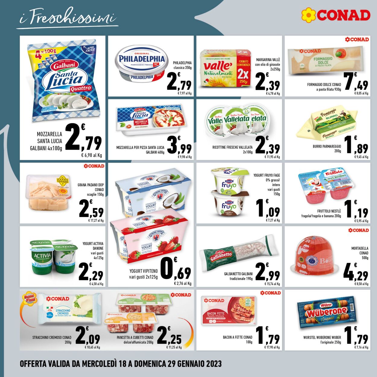 Volantino Conad 18.01.2023 - 29.01.2023