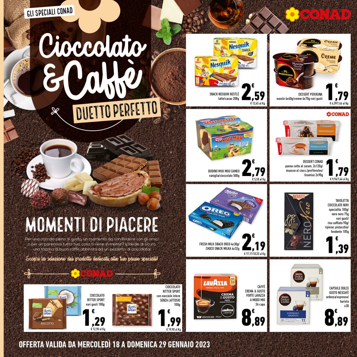 Volantino Conad 18.01.2023 - 29.01.2023