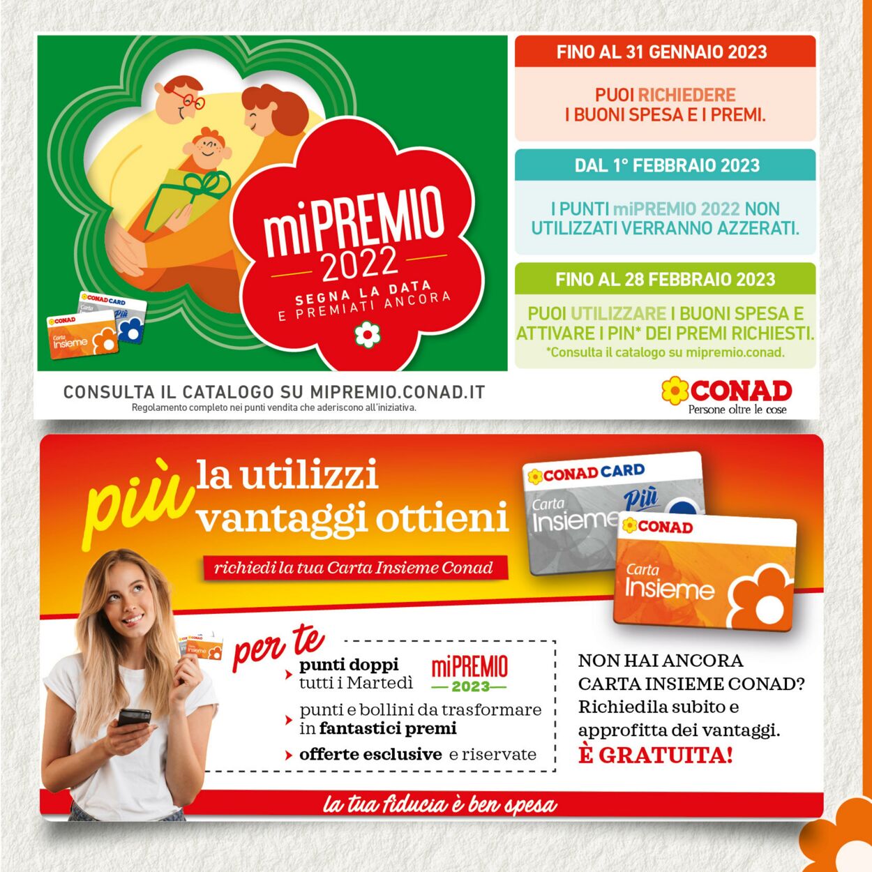 Volantino Conad 18.01.2023 - 29.01.2023