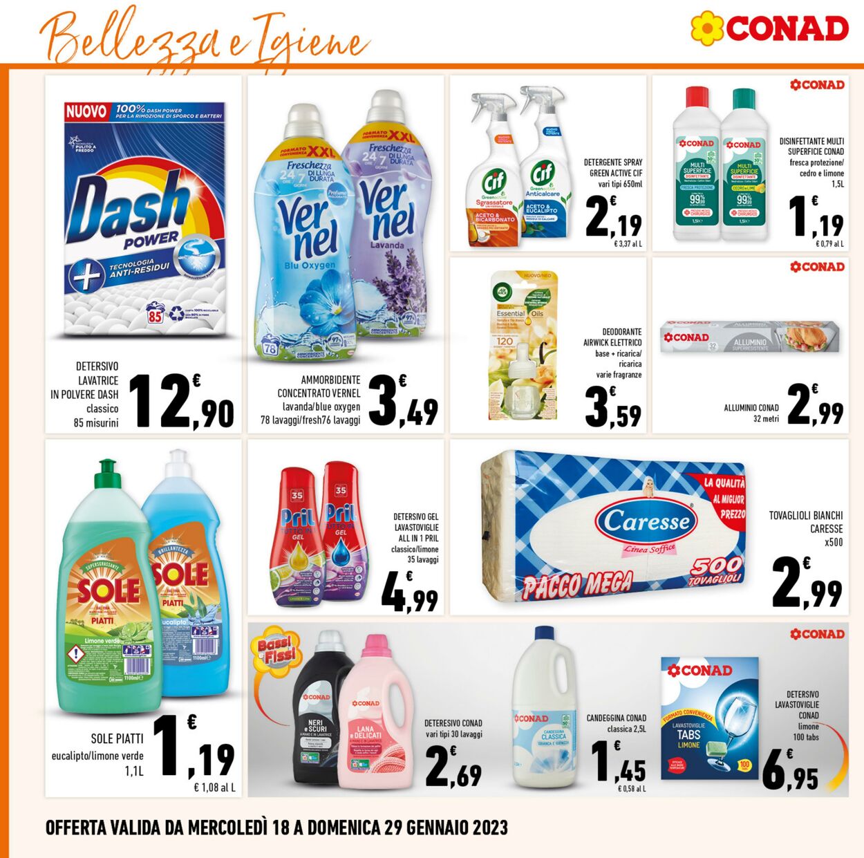 Volantino Conad 18.01.2023 - 29.01.2023