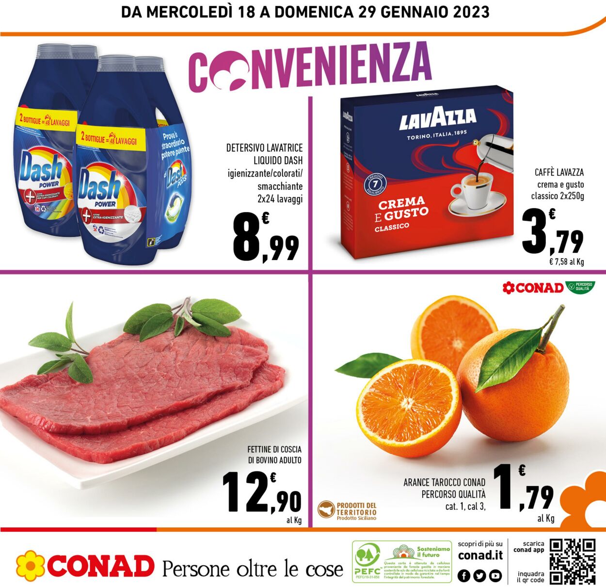 Volantino Conad 18.01.2023 - 29.01.2023