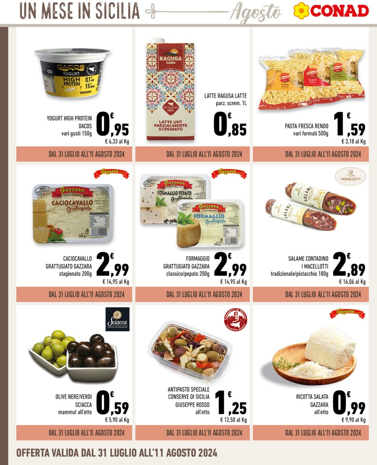 Volantino Conad 31.07.2024 - 31.08.2024