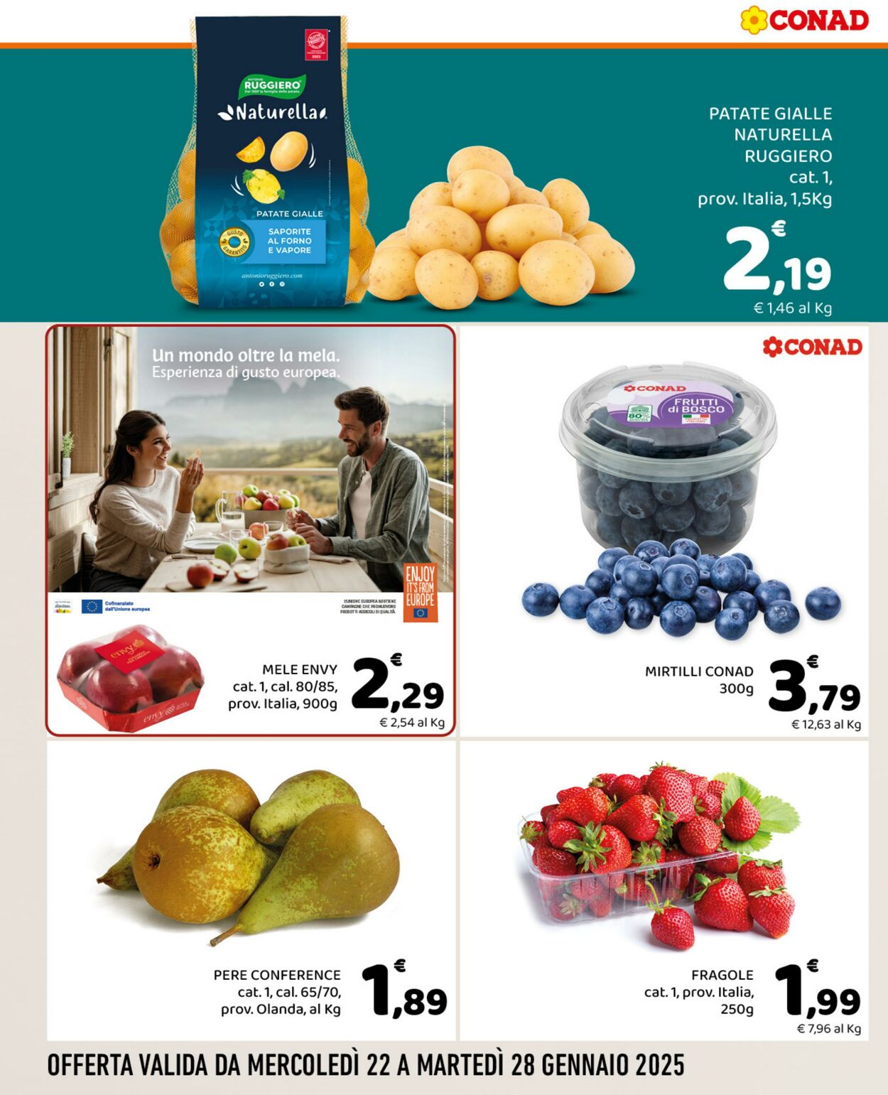 Volantino Conad 22.01.2025 - 28.01.2025