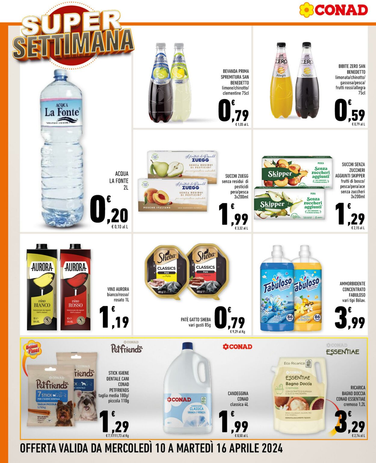 Volantino Conad 10.04.2024 - 16.04.2024