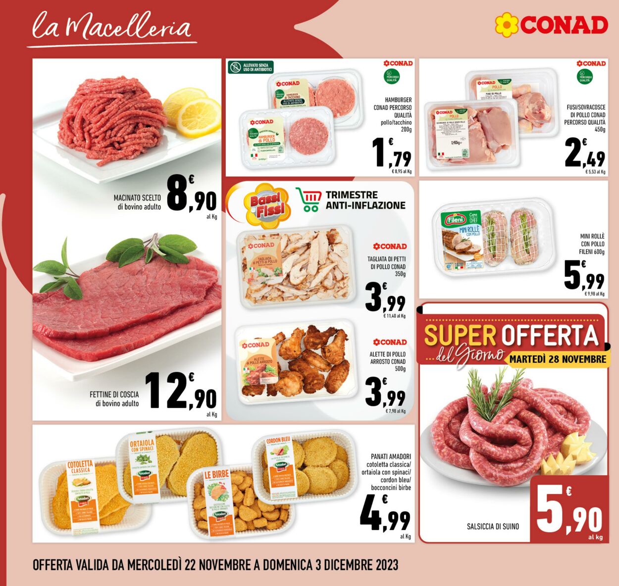 Volantino Conad 22.11.2023 - 03.12.2023