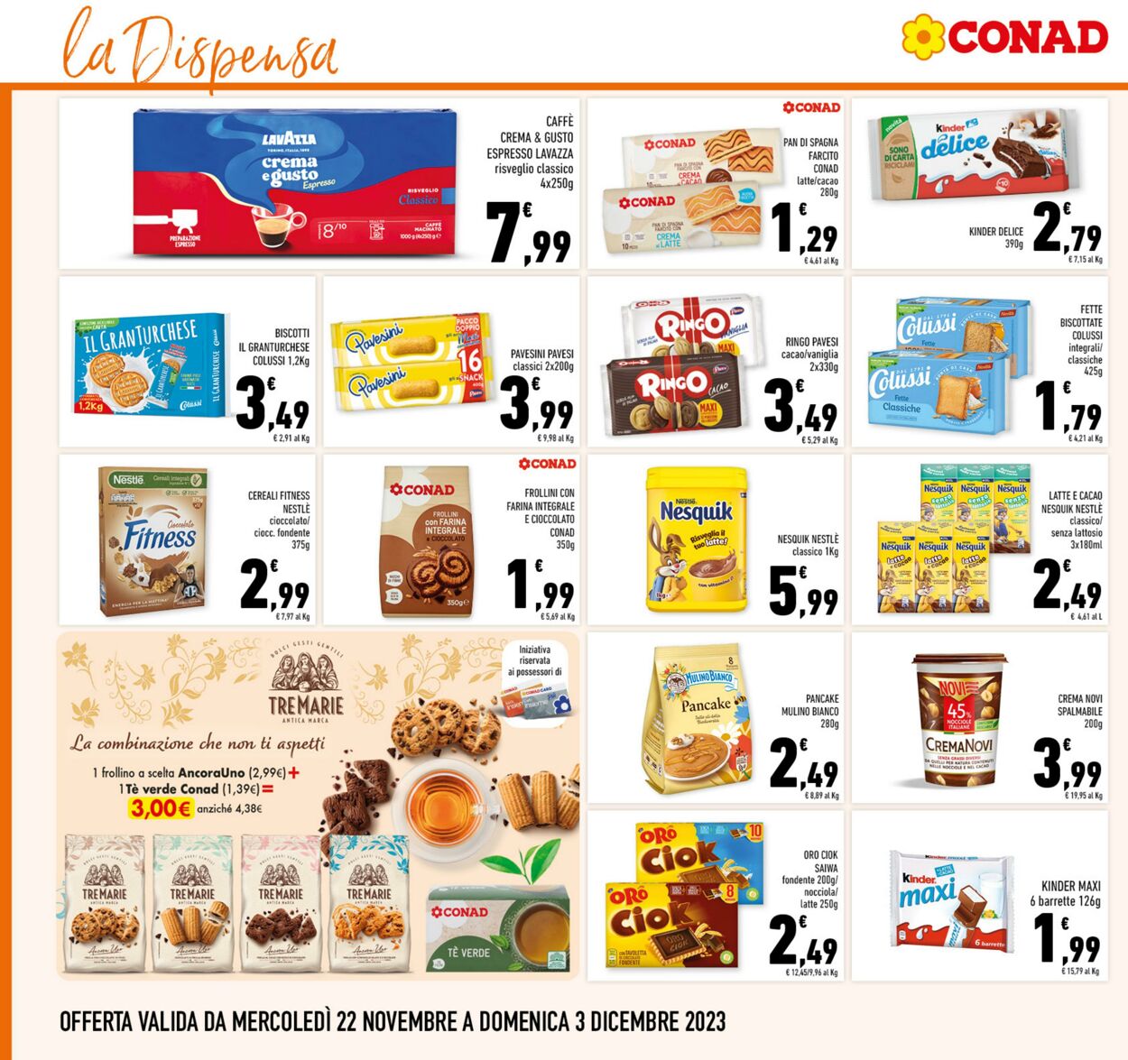 Volantino Conad 22.11.2023 - 03.12.2023