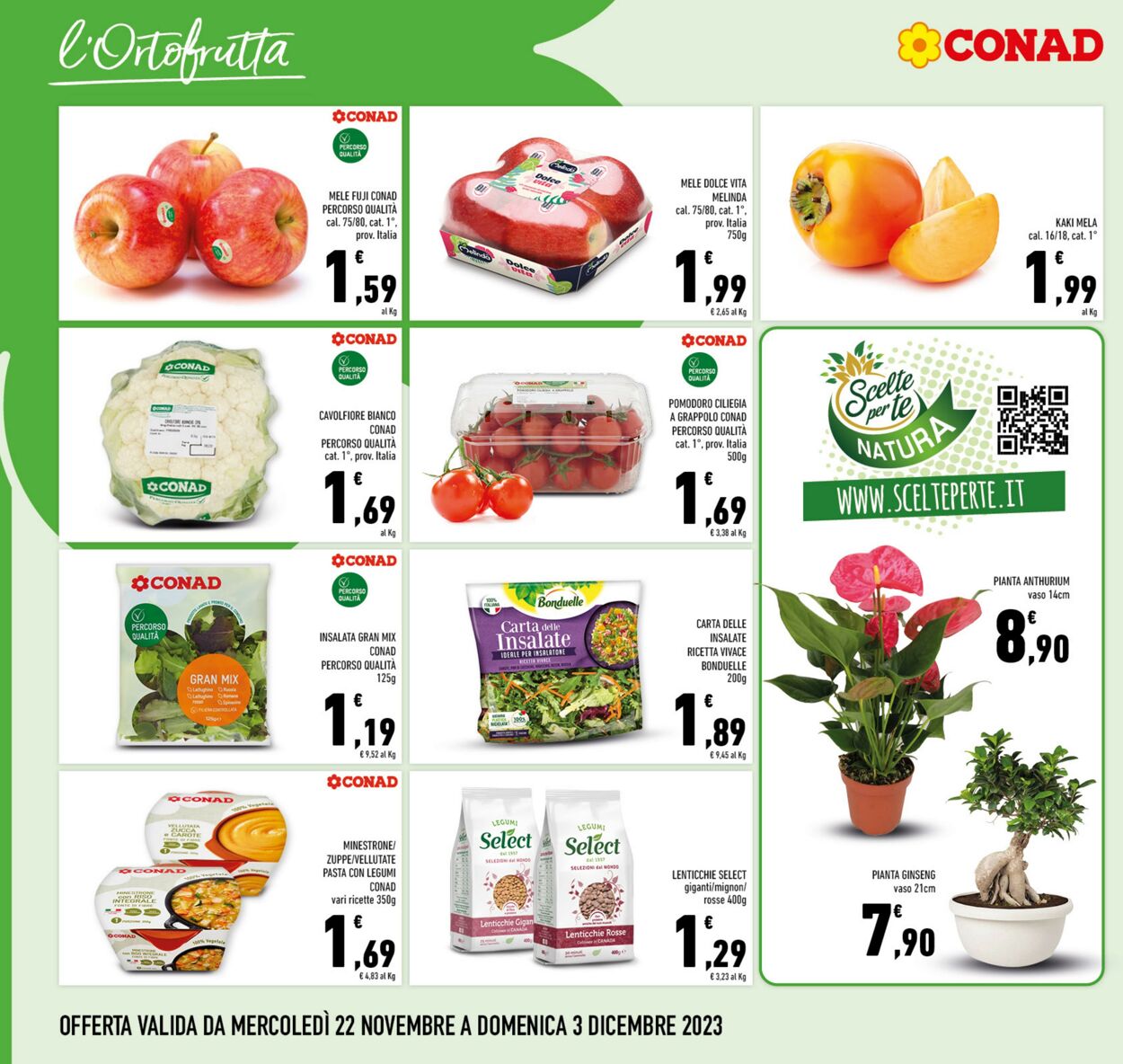 Volantino Conad 22.11.2023 - 03.12.2023