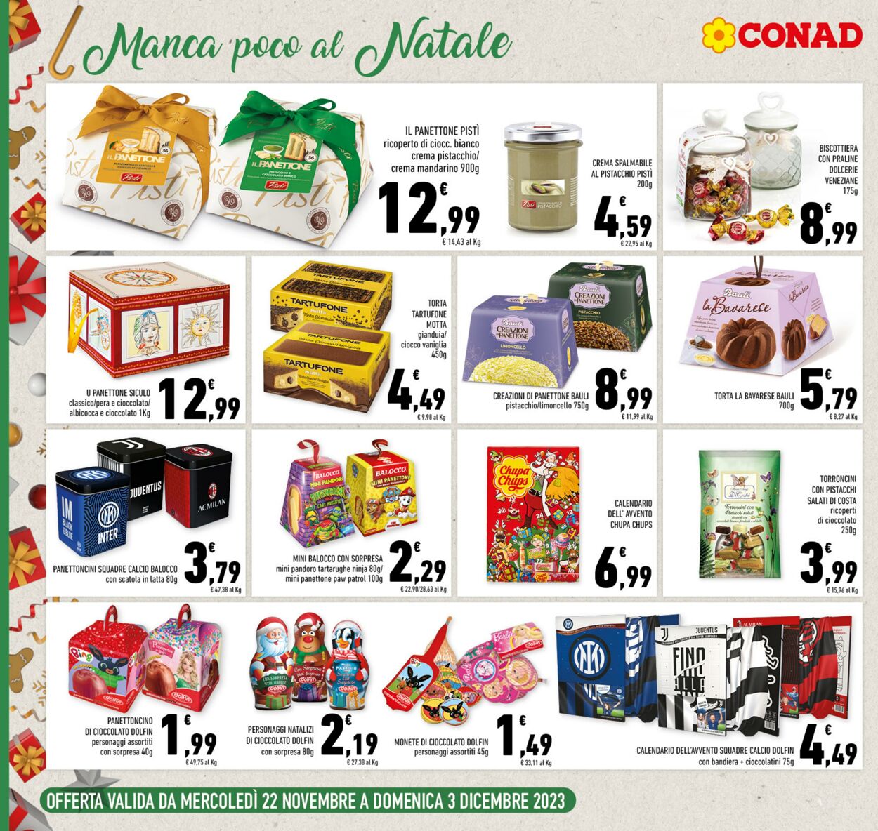 Volantino Conad 22.11.2023 - 03.12.2023