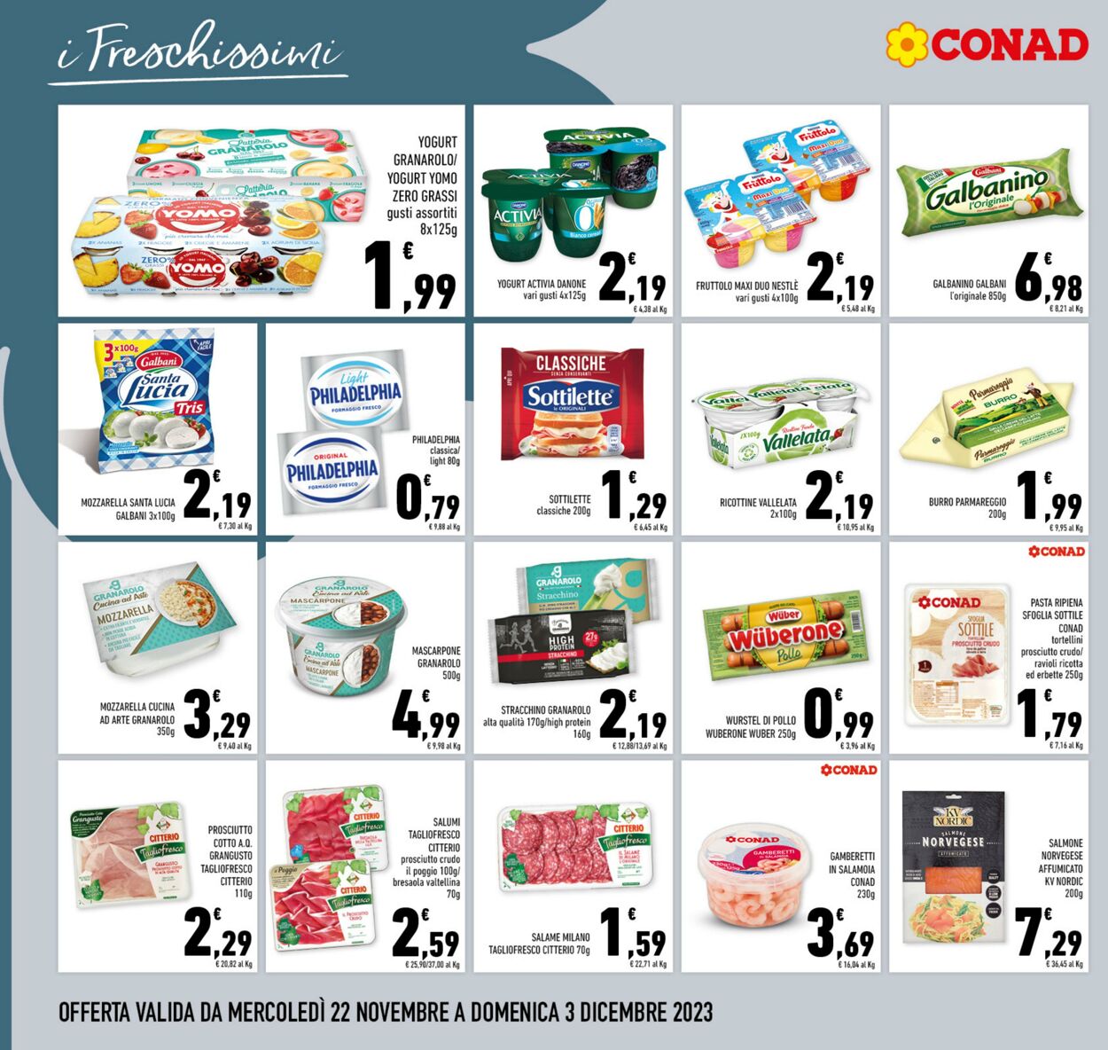 Volantino Conad 22.11.2023 - 03.12.2023