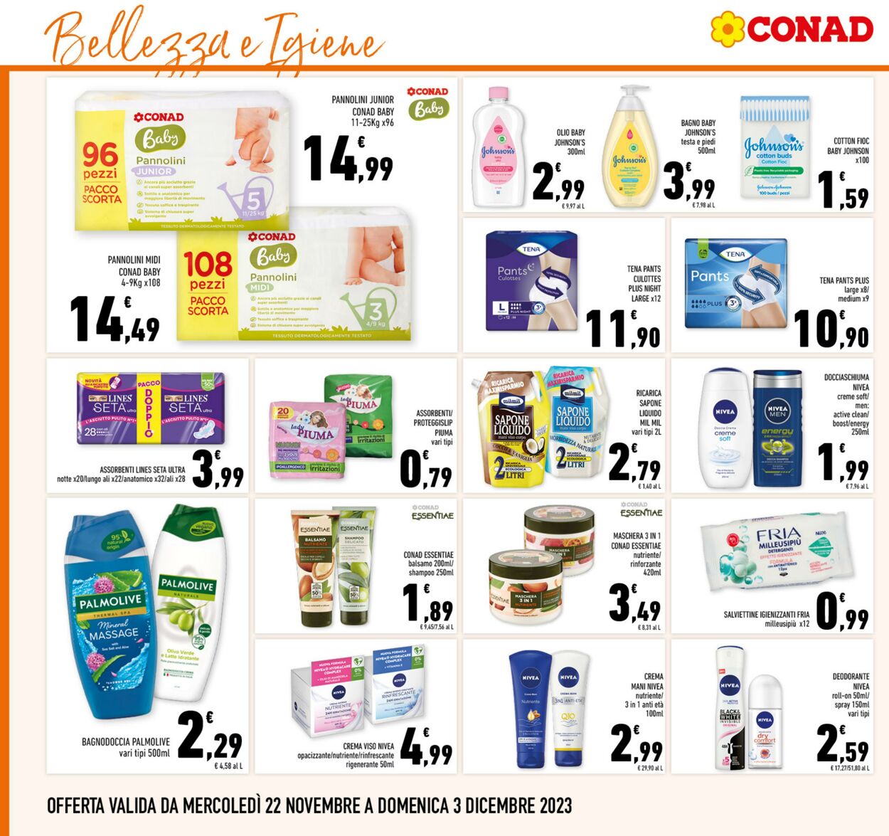 Volantino Conad 22.11.2023 - 03.12.2023