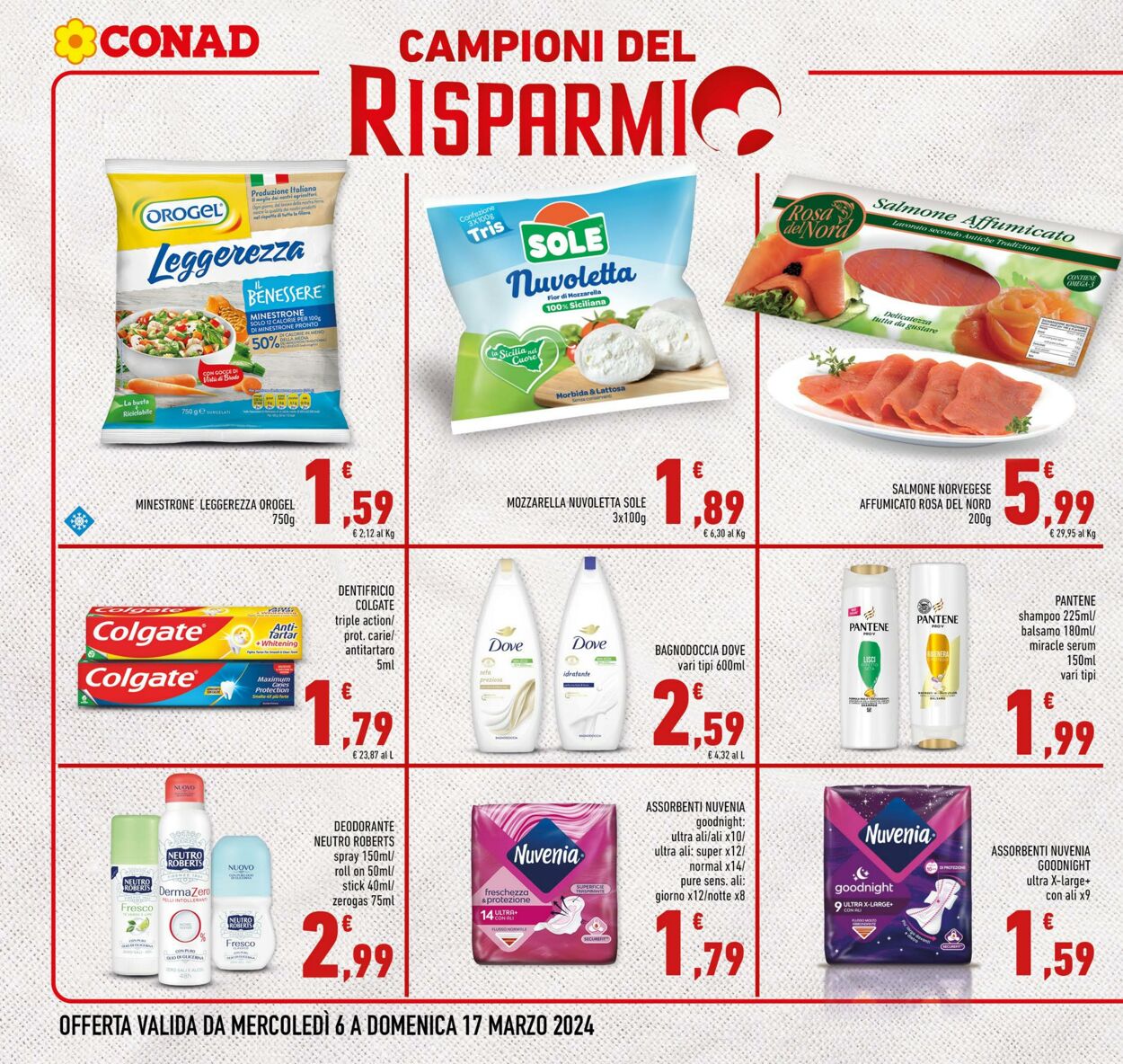 Volantino Conad 06.03.2024 - 17.03.2024