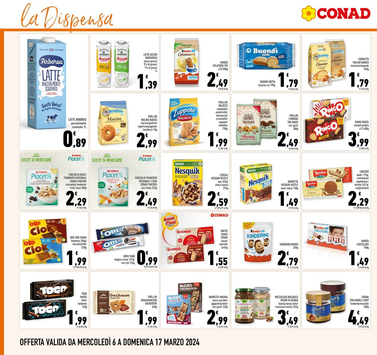 Volantino Conad 06.03.2024 - 17.03.2024