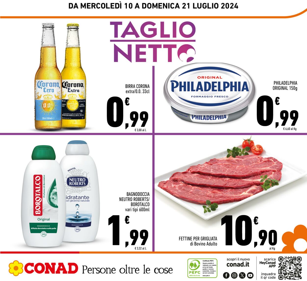 Volantino Conad 10.07.2024 - 21.07.2024