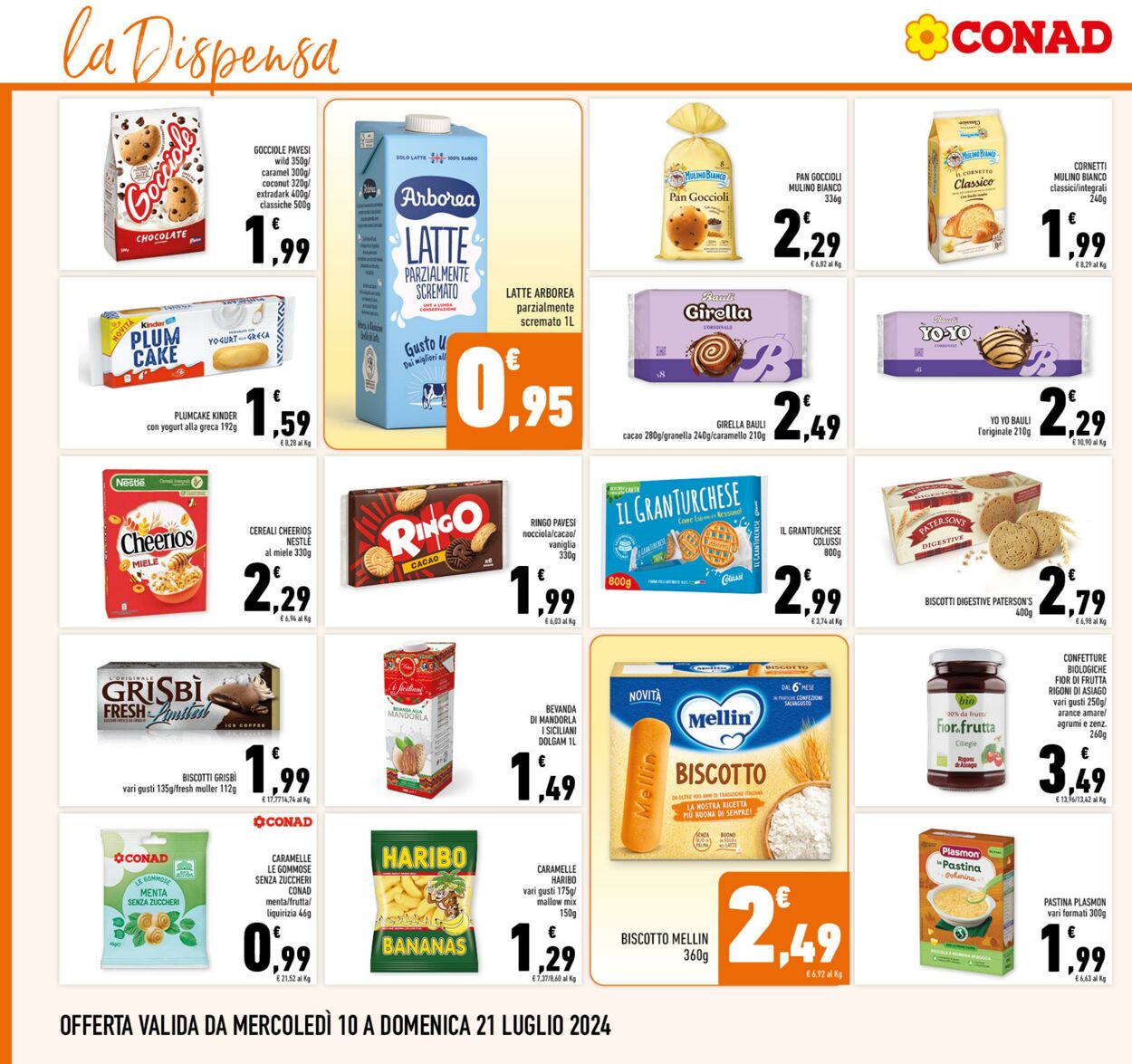 Volantino Conad 10.07.2024 - 21.07.2024