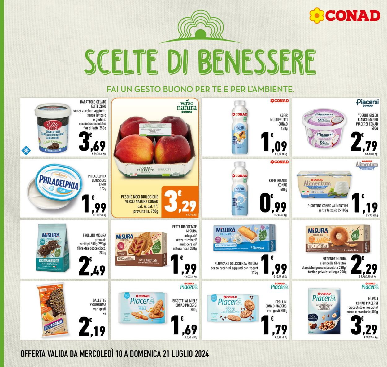 Volantino Conad 10.07.2024 - 21.07.2024