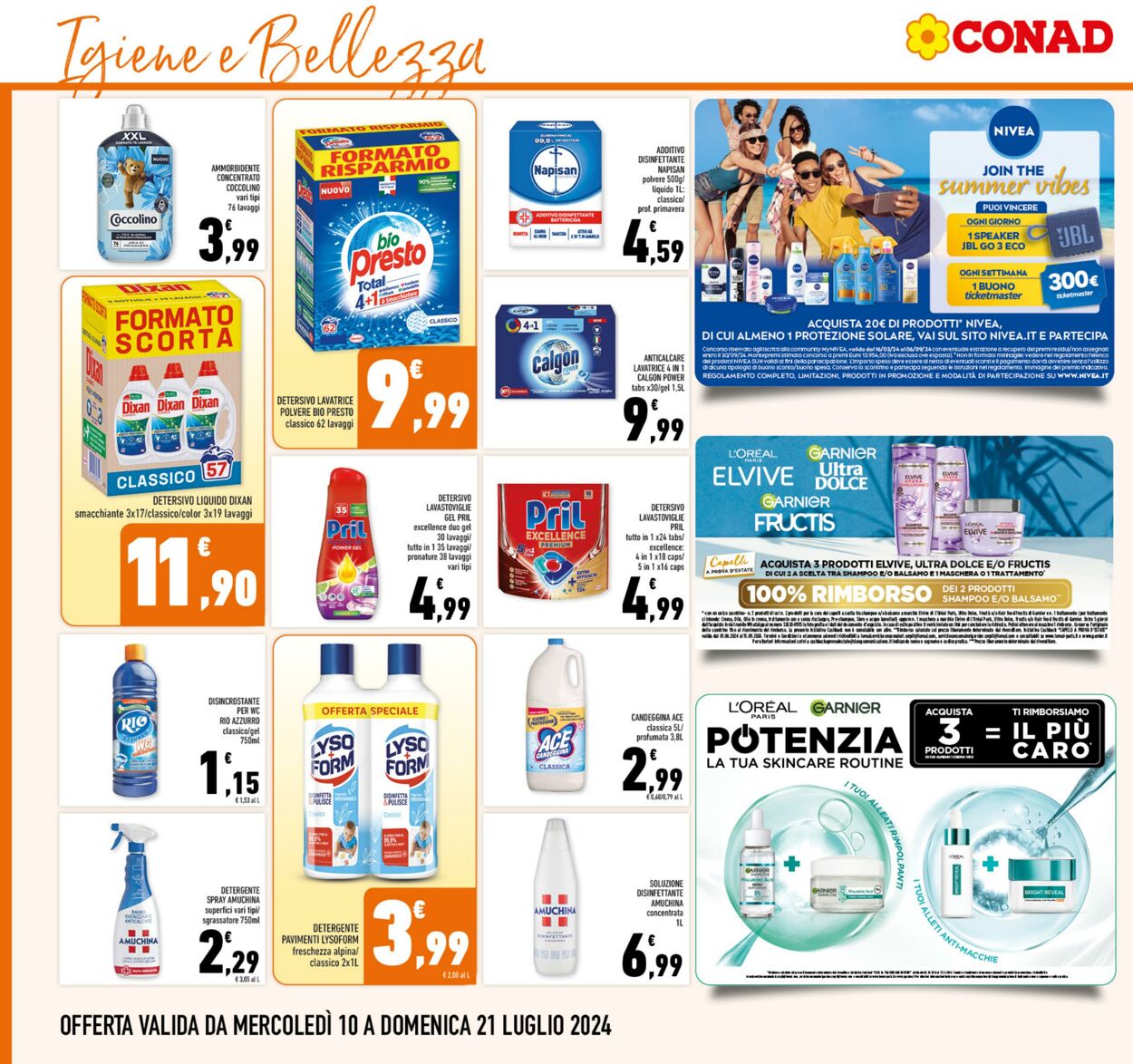 Volantino Conad 10.07.2024 - 21.07.2024