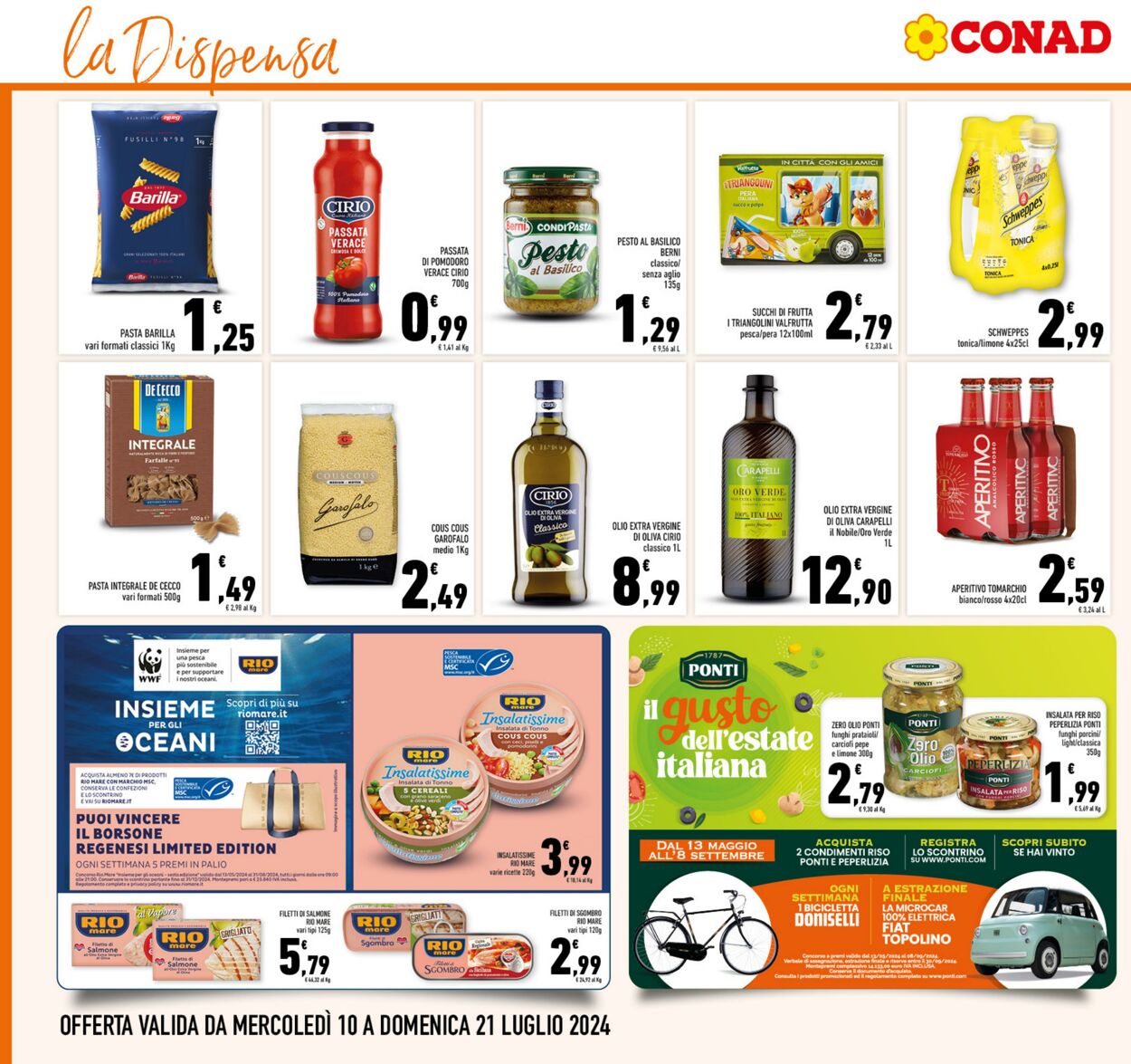 Volantino Conad 10.07.2024 - 21.07.2024