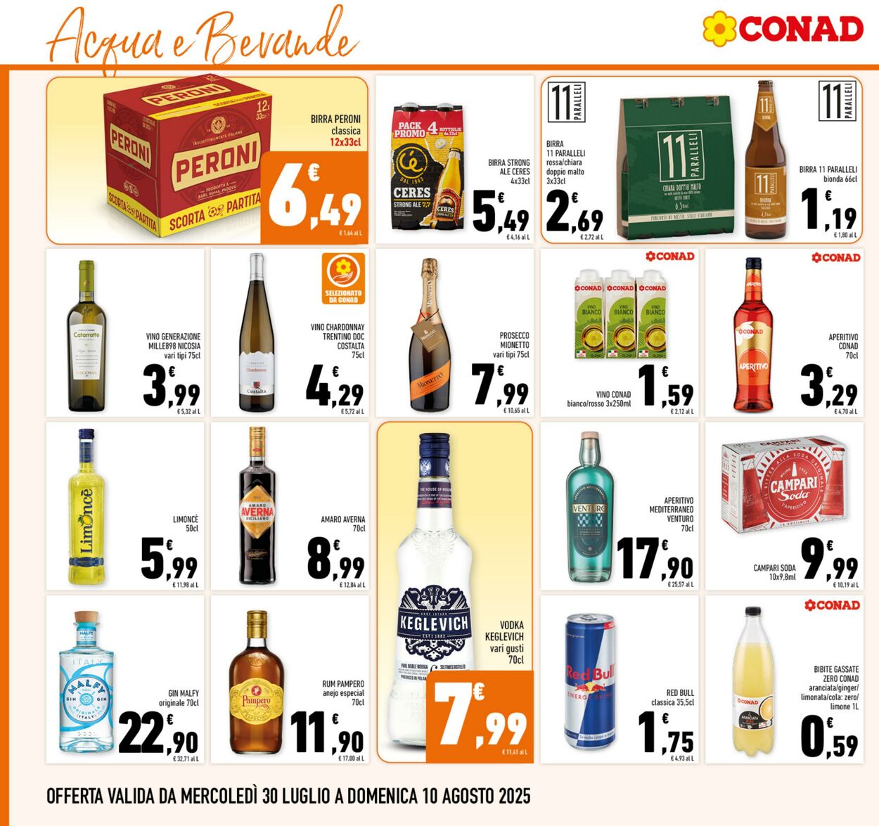 Volantino Conad 09.08.2025 - 09.08.2025