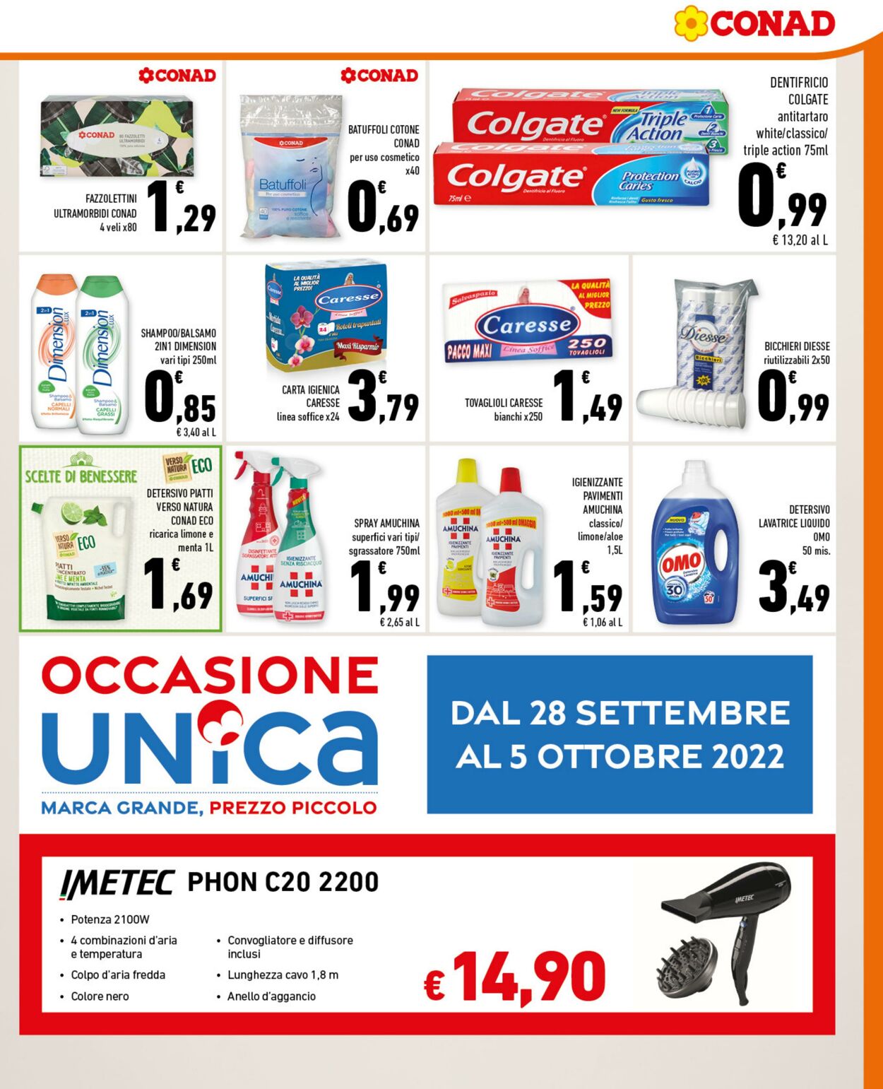 Volantino Conad 28.09.2022 - 05.10.2022