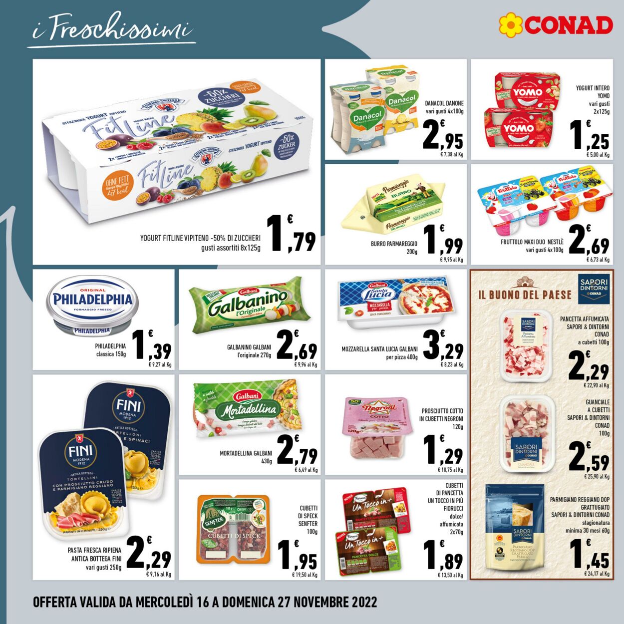 Volantino Conad 16.11.2022 - 27.11.2022