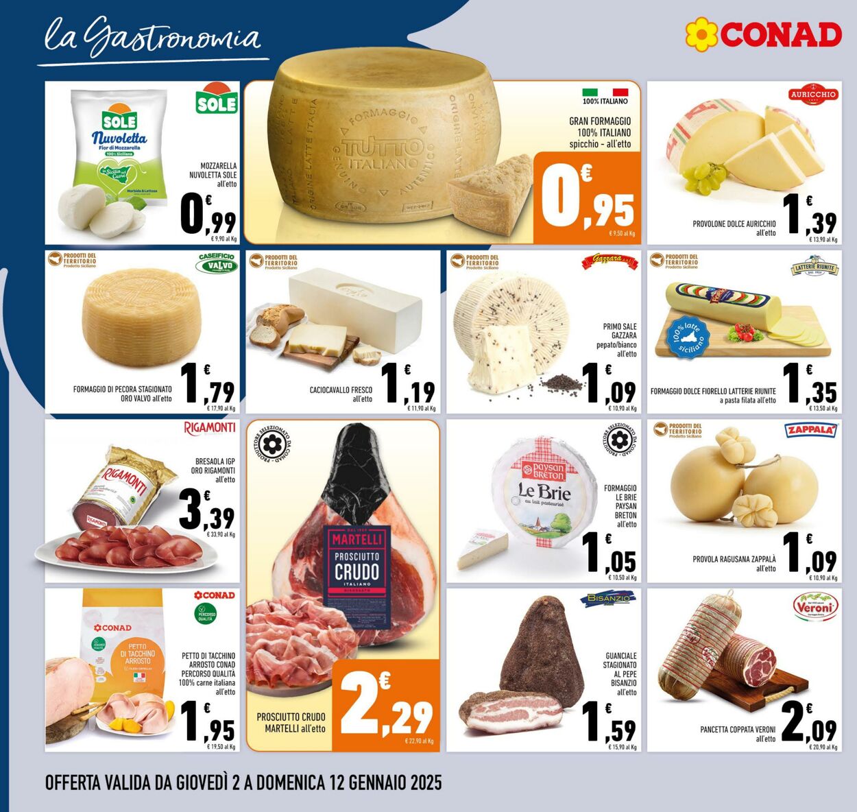 Volantino Conad 02.01.2025 - 12.01.2025