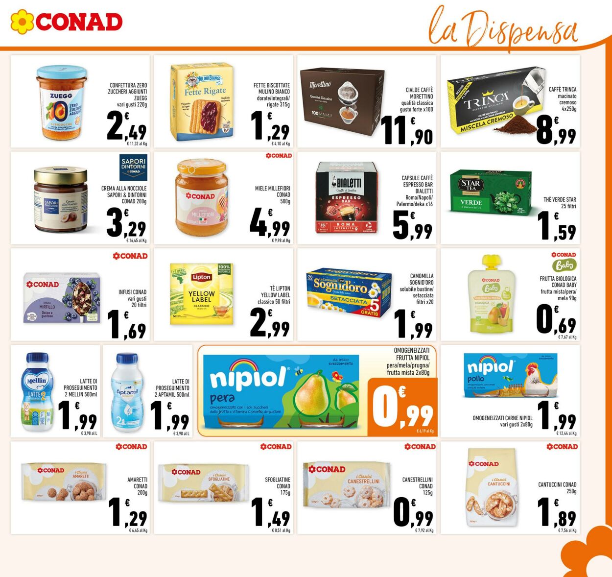 Volantino Conad 02.01.2025 - 12.01.2025