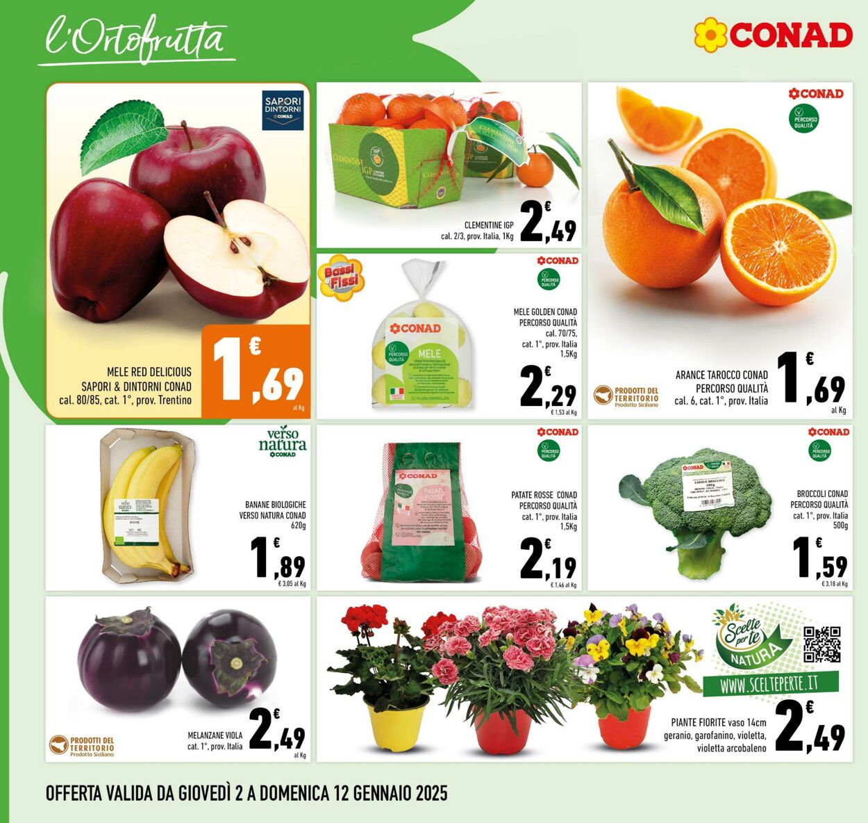 Volantino Conad 02.01.2025 - 12.01.2025