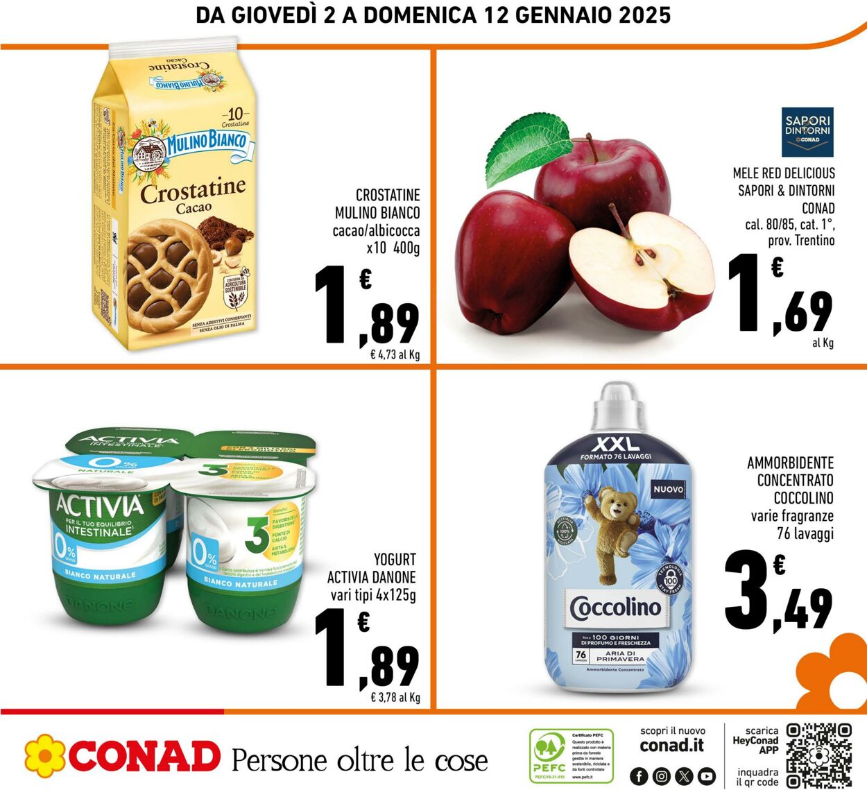 Volantino Conad 02.01.2025 - 12.01.2025