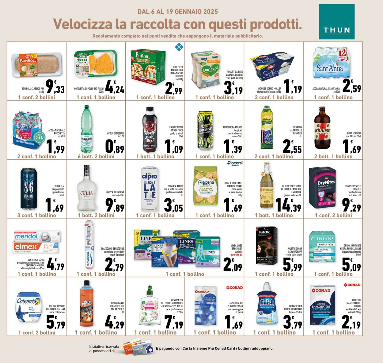 Volantino Conad 02.01.2025 - 12.01.2025