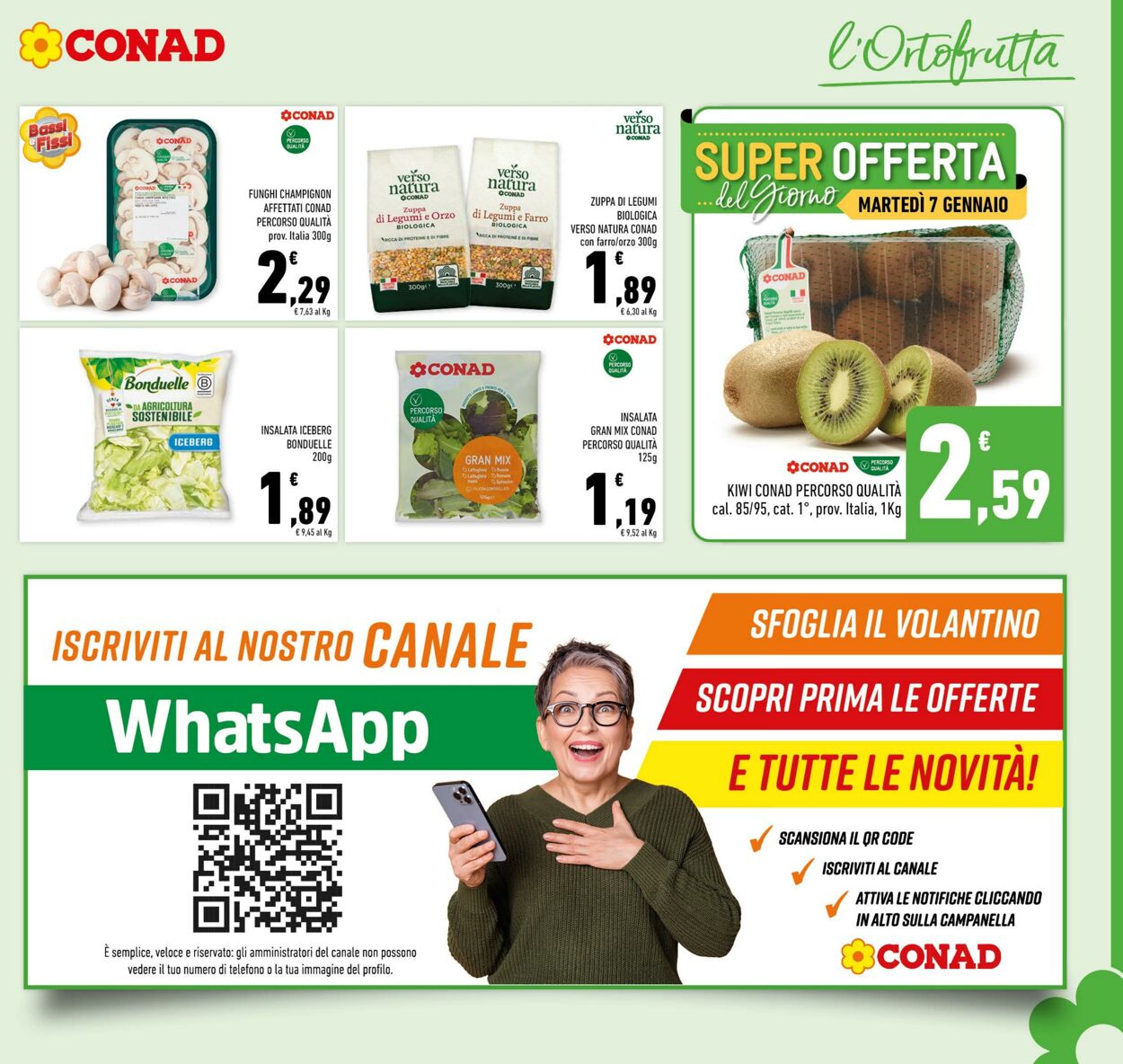 Volantino Conad 02.01.2025 - 12.01.2025