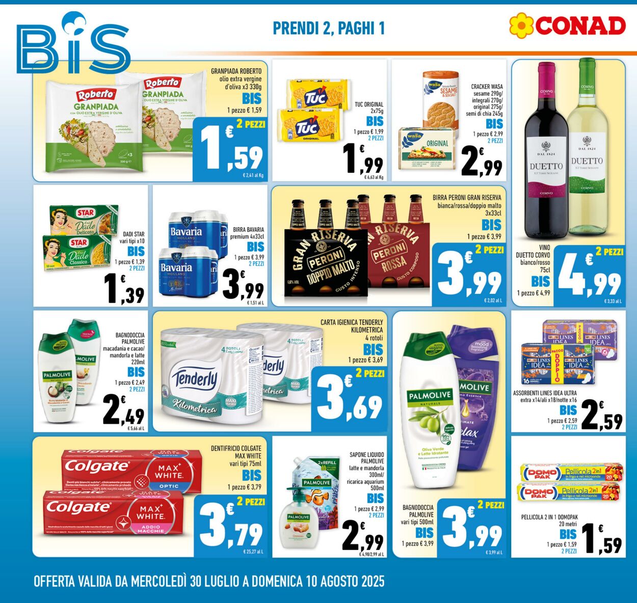 Volantino Conad 07.08.2025 - 07.08.2025