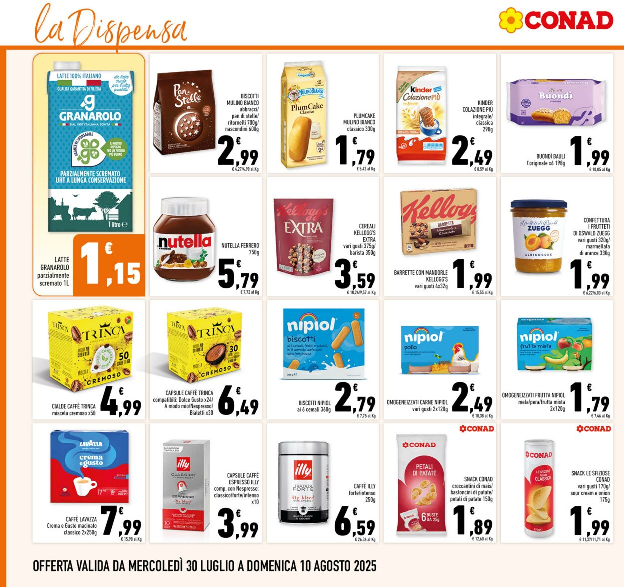 Volantino Conad 07.08.2025 - 07.08.2025