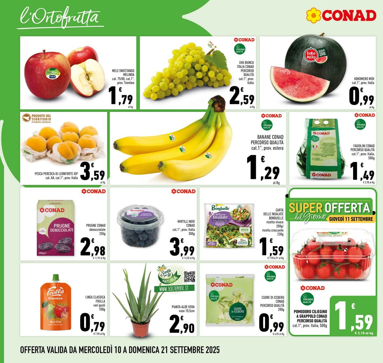 Volantino Conad 10.09.2025 - 10.09.2025