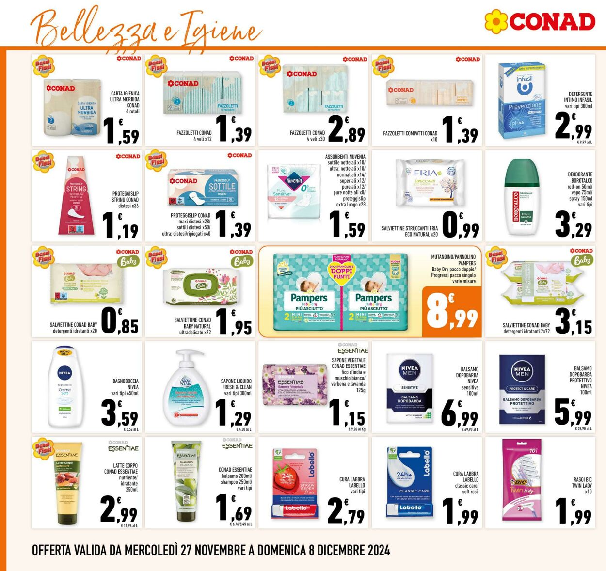 Volantino Conad 27.11.2024 - 08.12.2024