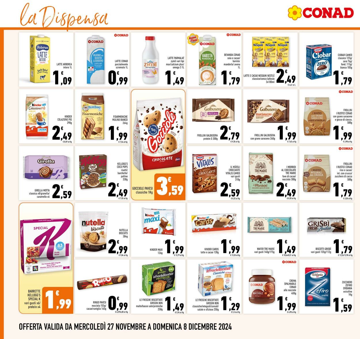 Volantino Conad 27.11.2024 - 08.12.2024