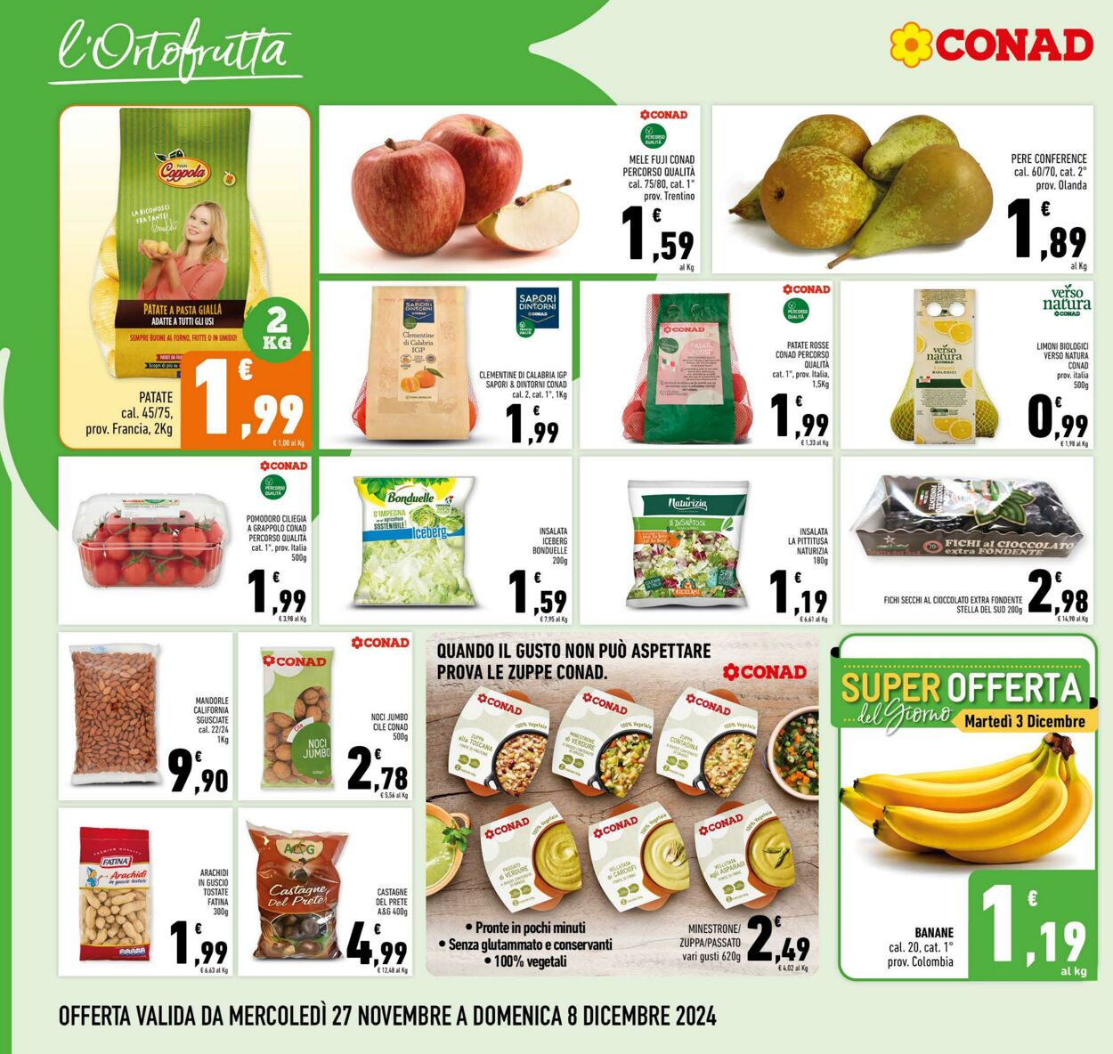 Volantino Conad 27.11.2024 - 08.12.2024