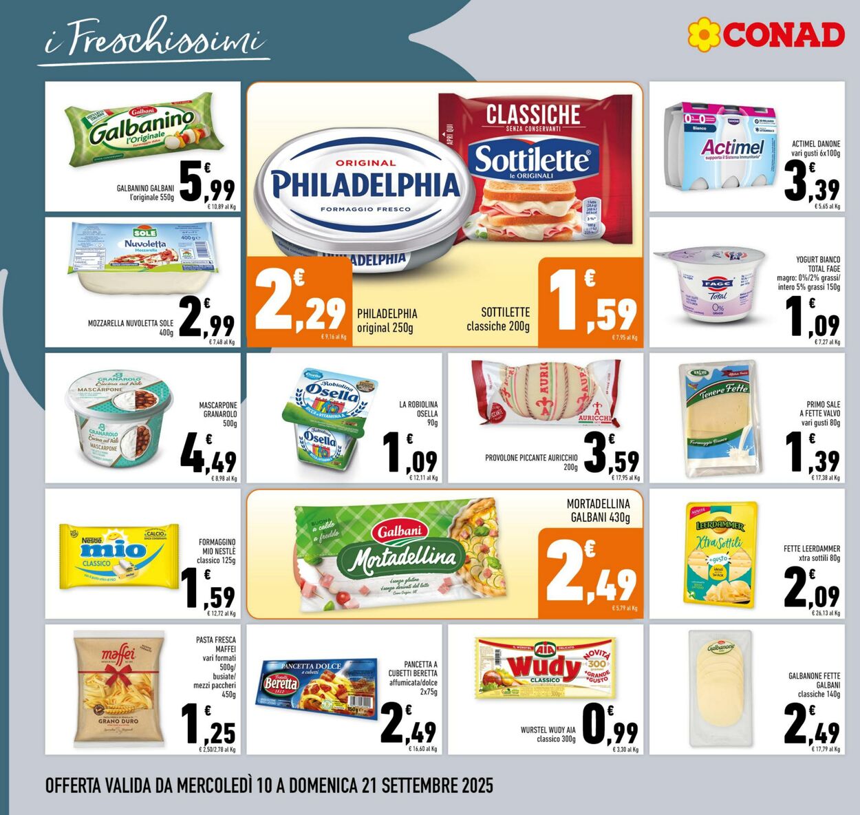 Volantino Conad 09.09.2025 - 09.09.2025