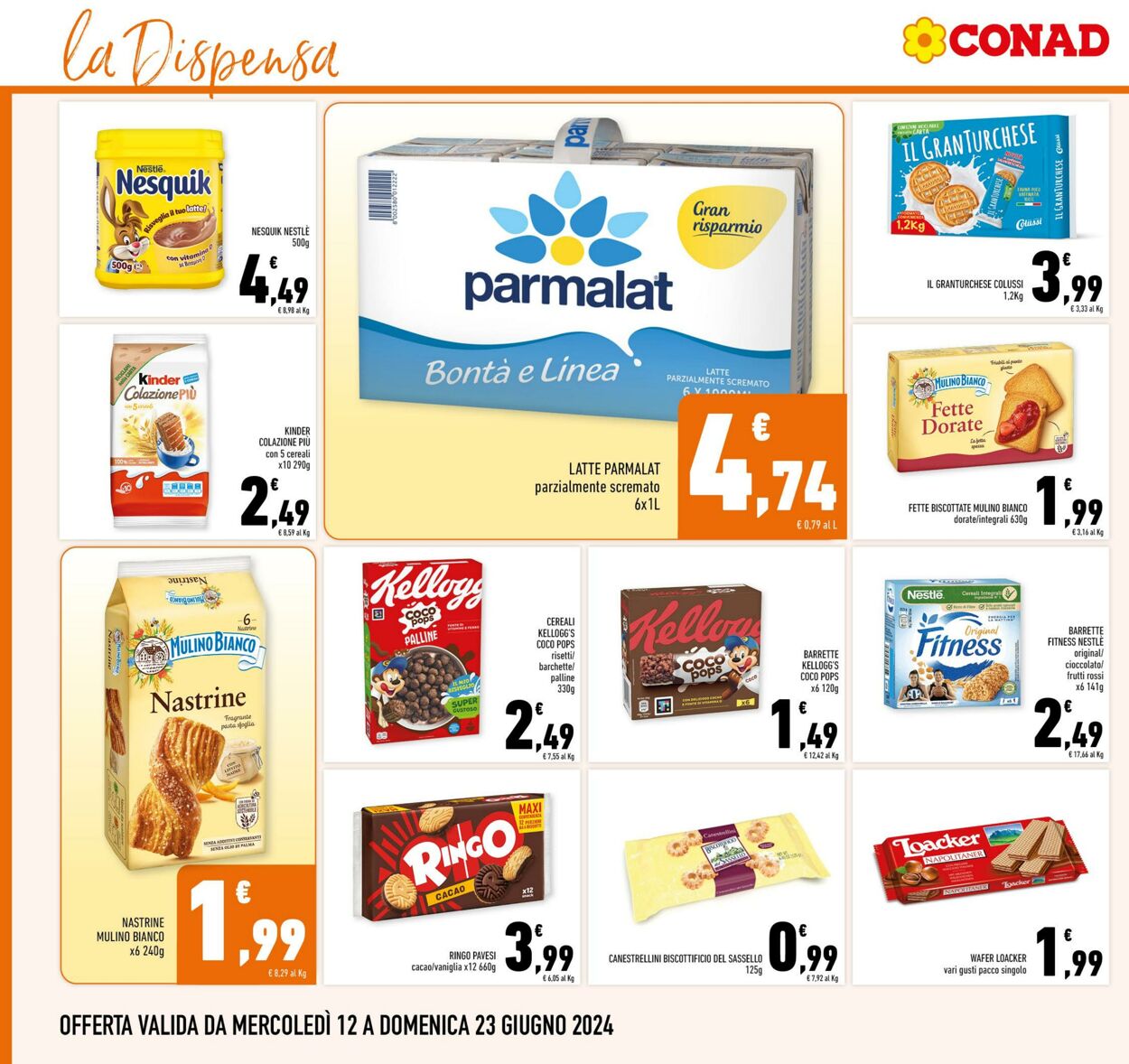 Volantino Conad 12.06.2024 - 23.06.2024