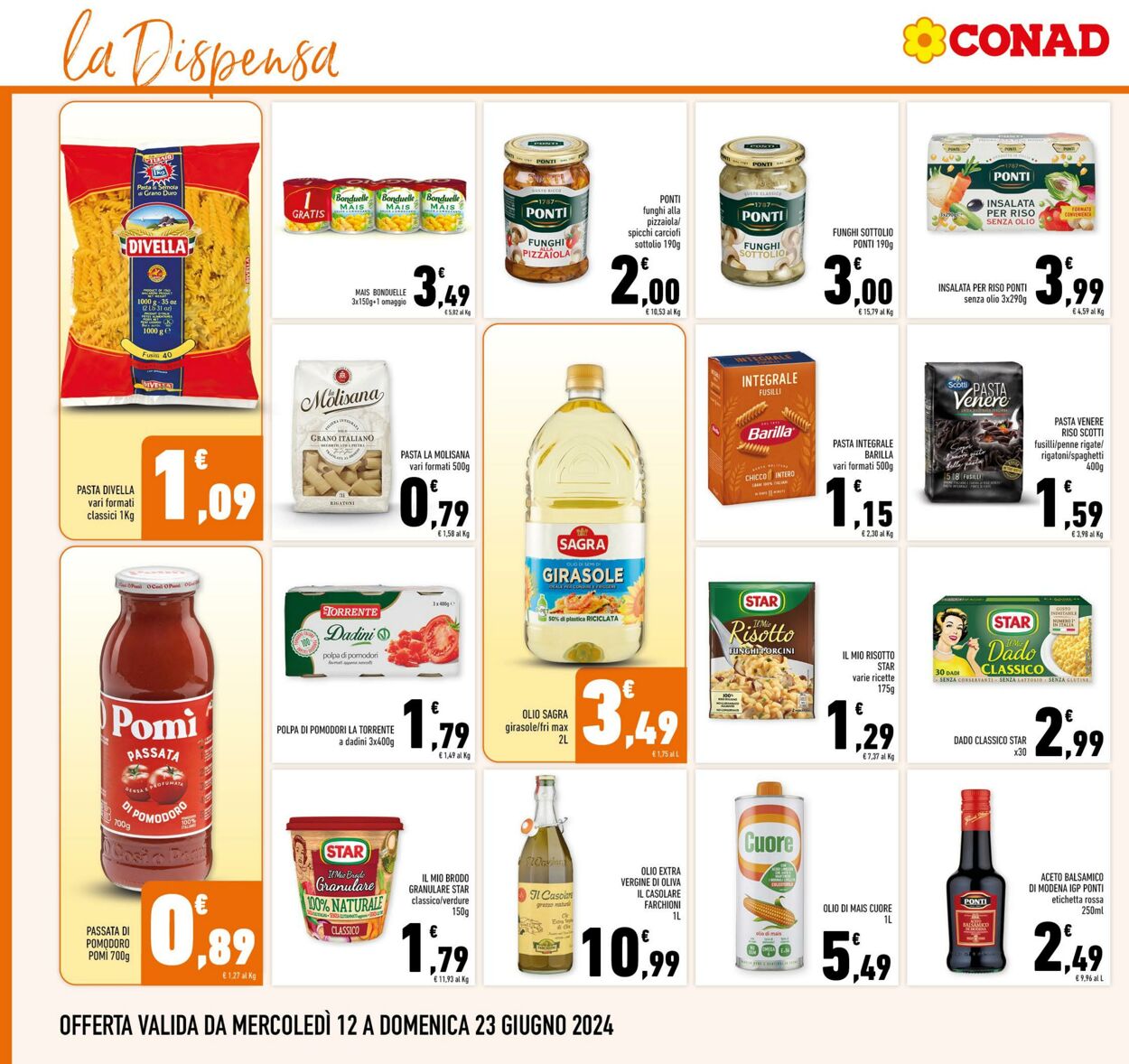 Volantino Conad 12.06.2024 - 23.06.2024